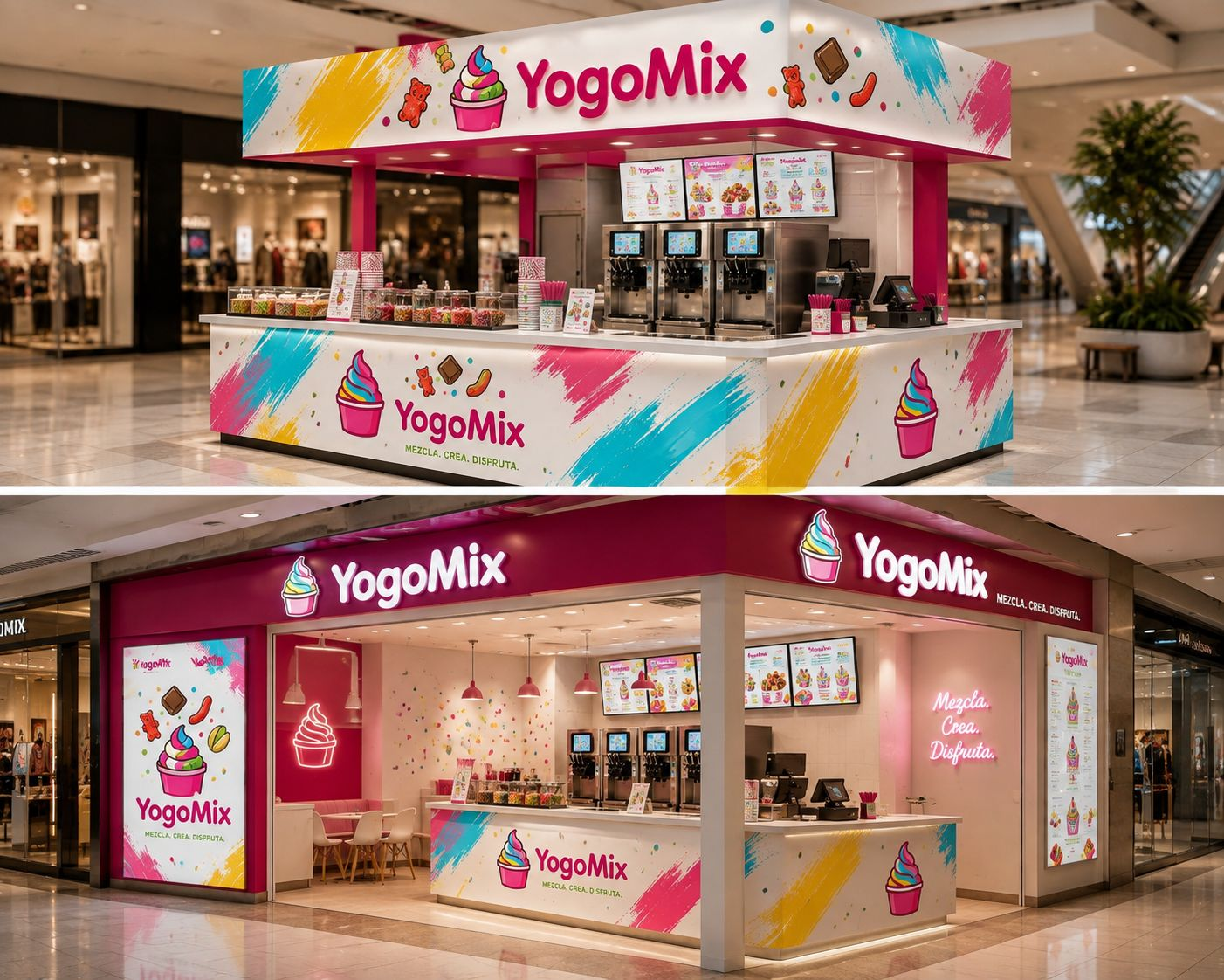 Kiosco YogoMix en Plaza Archer Morelos